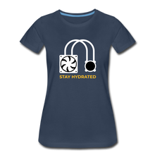 Afbeelding in Gallery-weergave laden, Redux Gaming Stay Hydrated T-Shirt - Dames - navy
